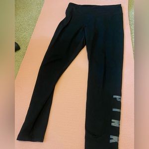 Pink athletic leggings